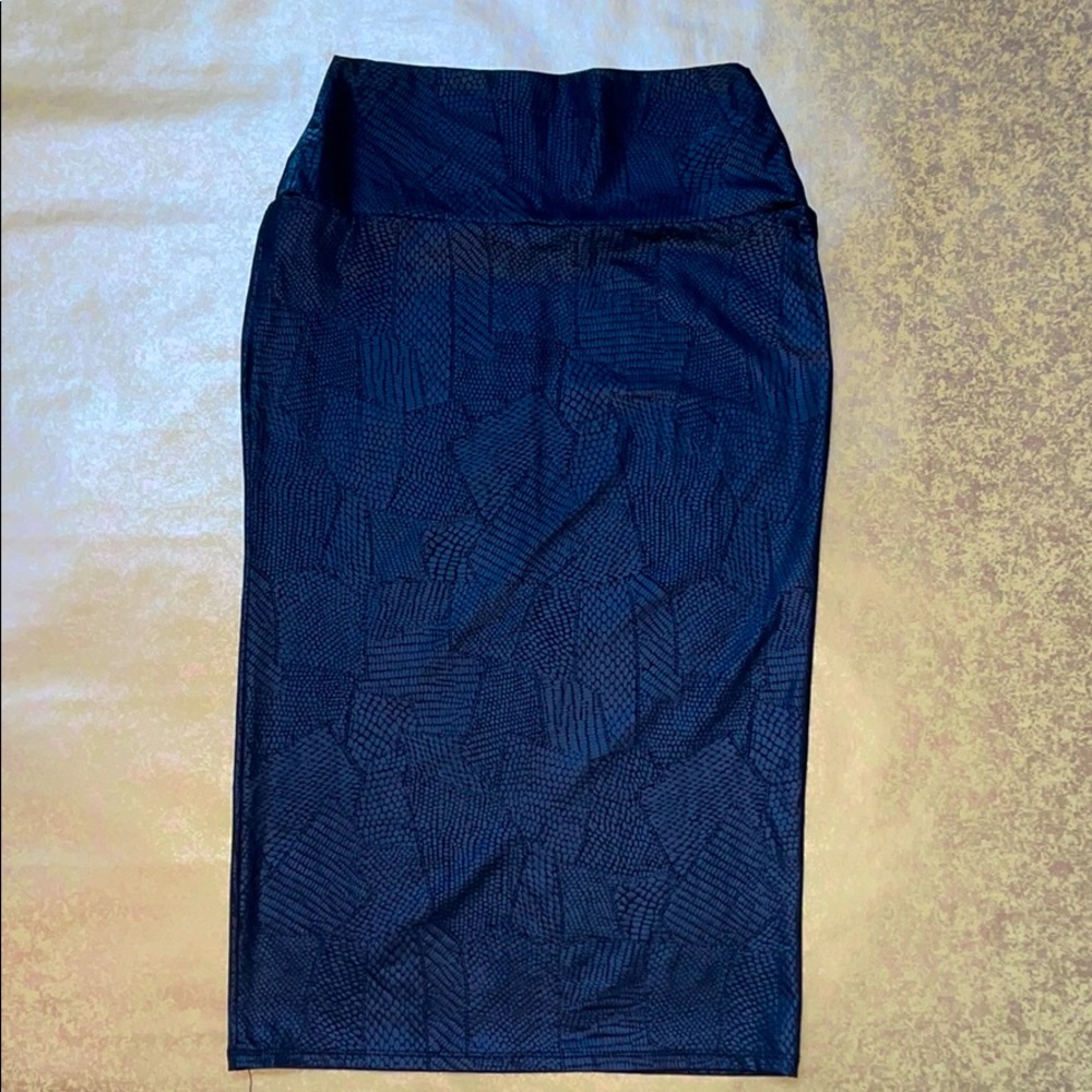 Snake skin skirt